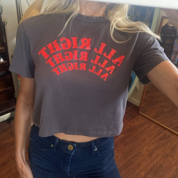Riot Queen “All Right” cropped tee! - Picture 4 of 4